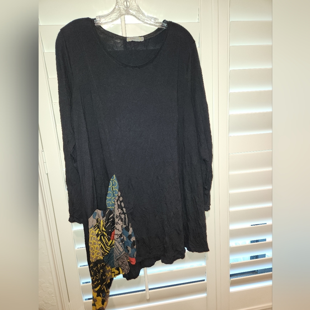 Travel Ready XL Tunic/Mini Dress, Black